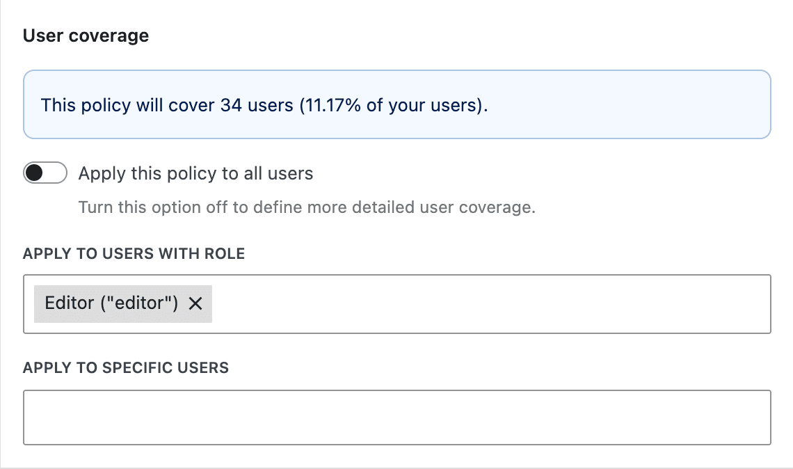 Refined coverage reporting with per-policy visibility and optimized loading times.
