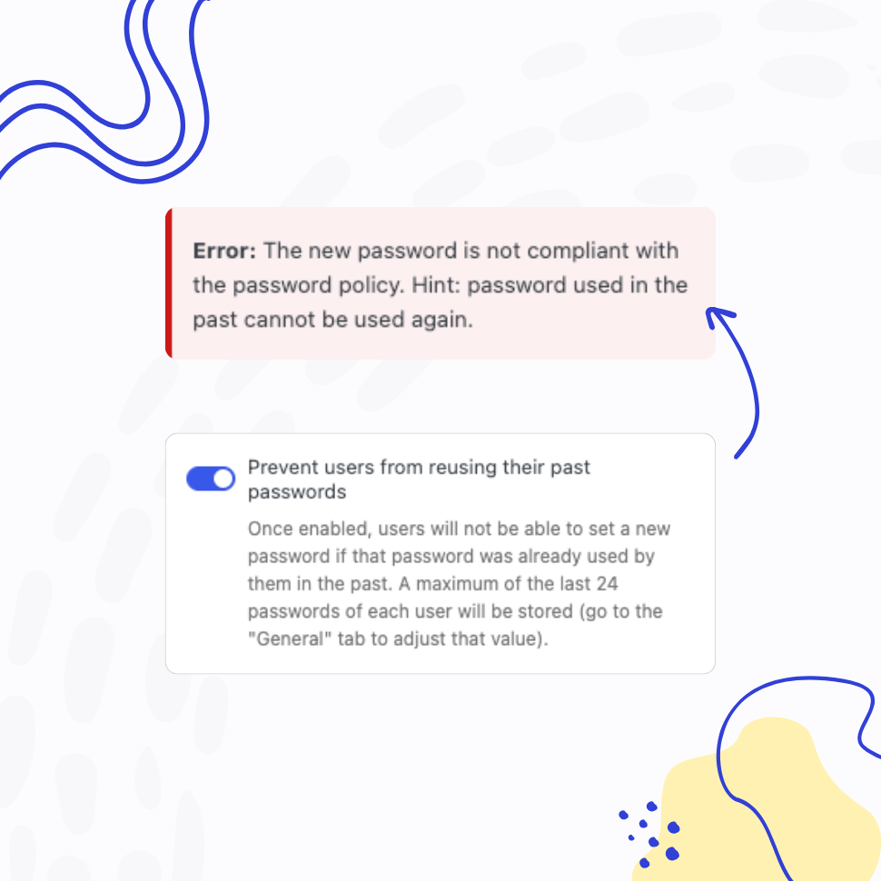 Prevent Reusing the Same Passwords