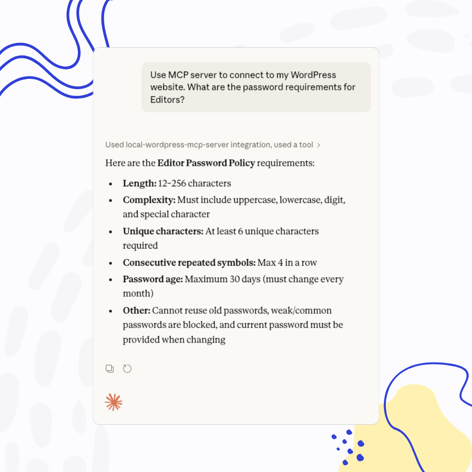 Manage Password Policies with AI — Using Natural Language
