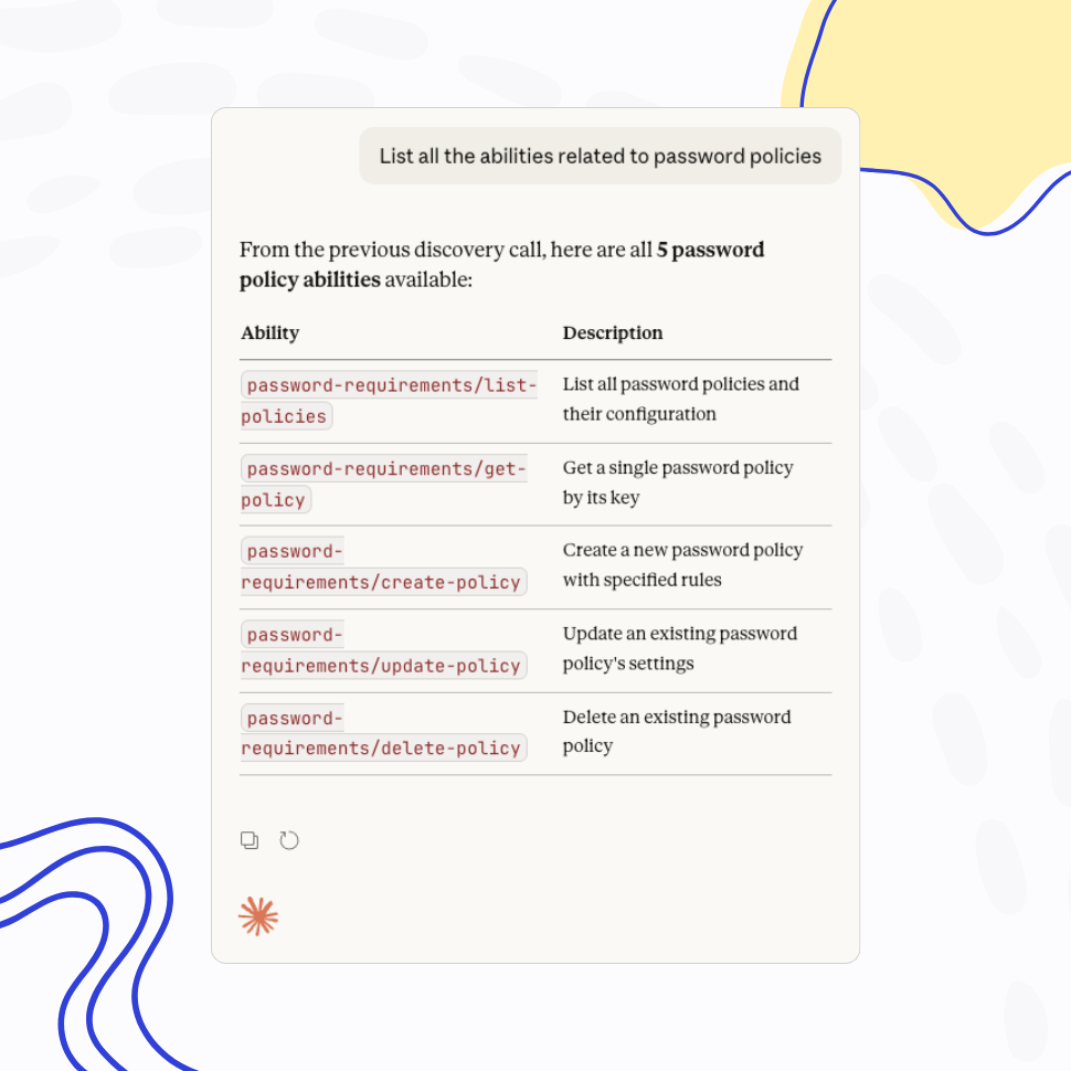 List, Create, Update, and Delete Policies Through Natural Language