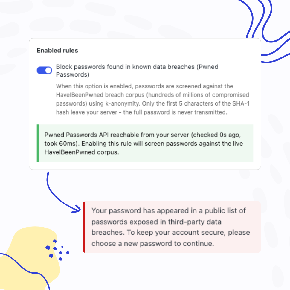 Block Compromised Passwords with Pwned Passwords Integration